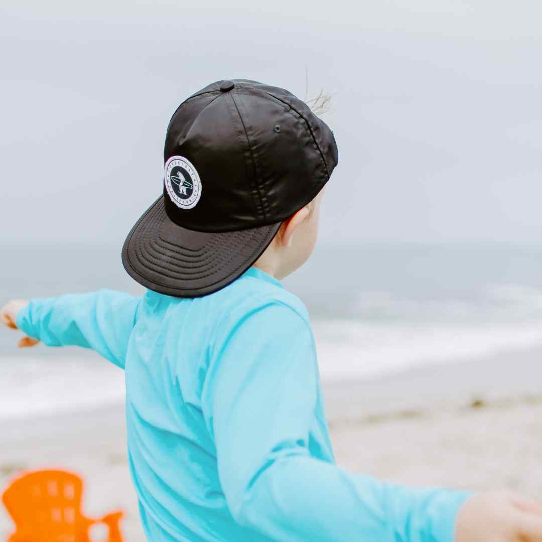 Everyday California Kid's Waterproof Snapback Hat Black