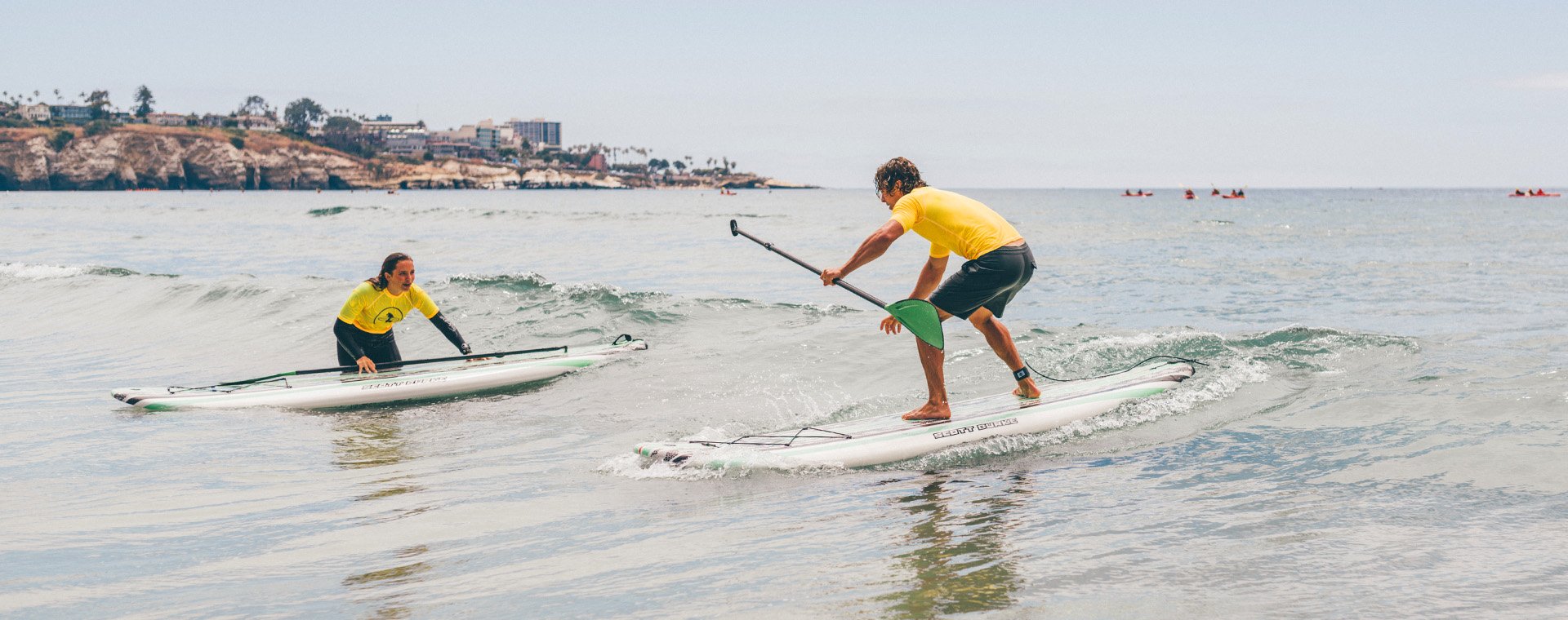 Lessons - Private SUP Lessons in La Jolla, California with Everyday California