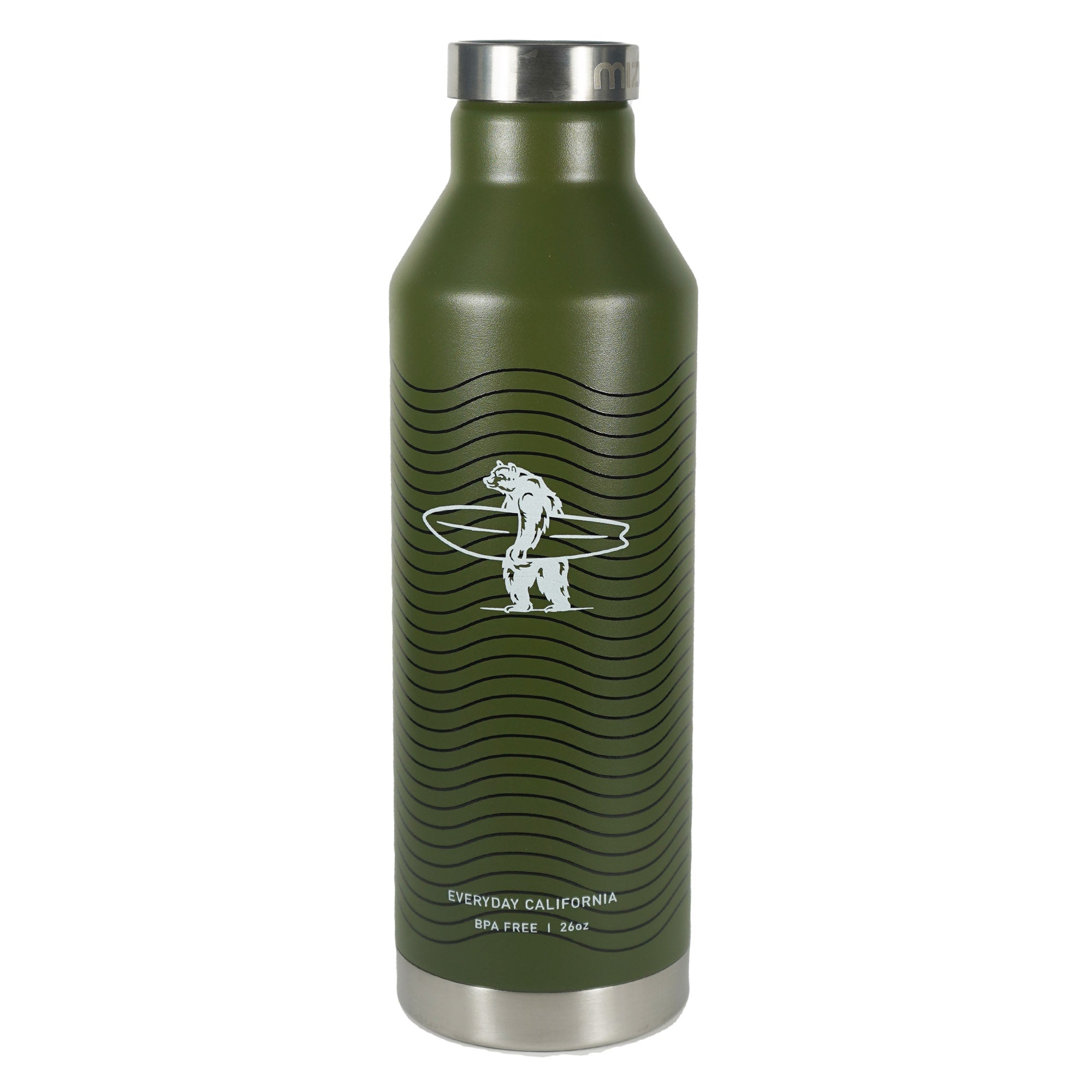 Everyday California military green Brutus insulated waterbottle